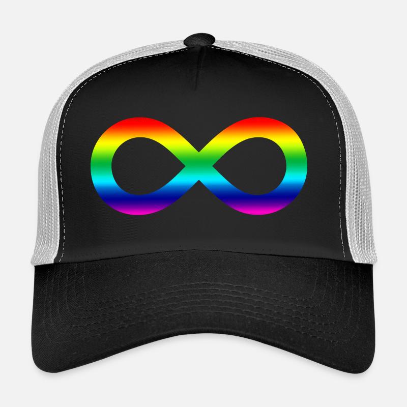 Unendlich Regenbogen Trucker Cap