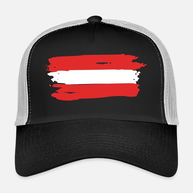 Austria Flag Trucker Cap