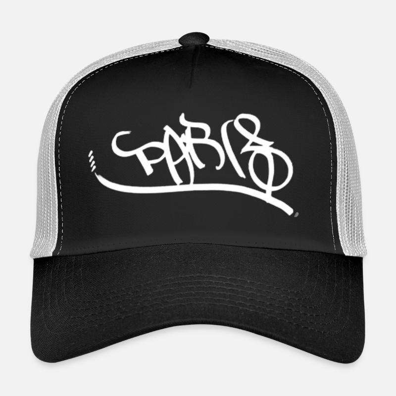 Urban Graffiti Schriftzug Design Paris Trucker Cap