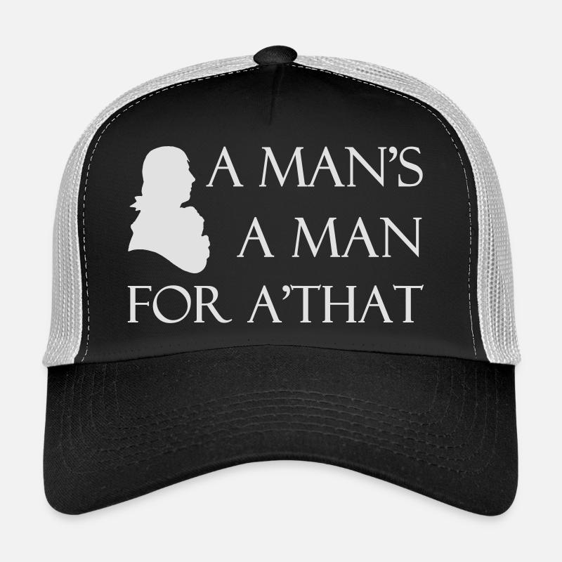 Burns - A Man's a Man Trucker Cap