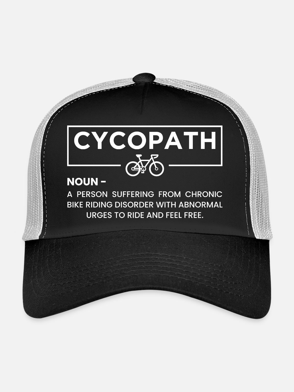 Cyclopath Ride Free Tee - Trucker Cap - black/stone grey - Front