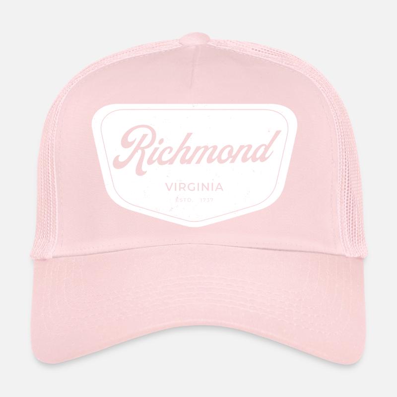 Richmond Virginia Script Emblem Trucker Cap