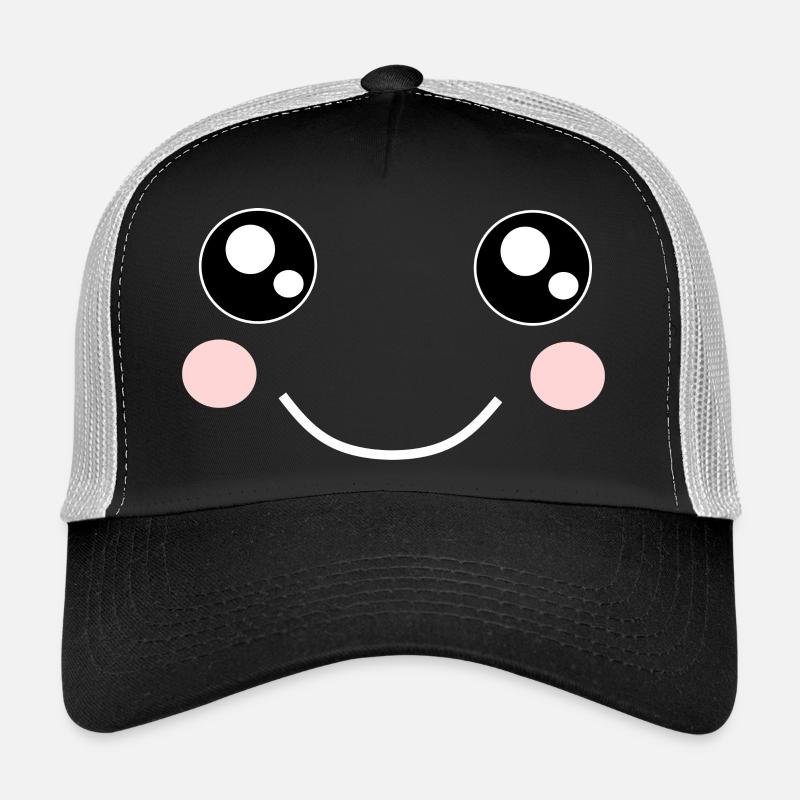 Kawaii, yeux, visage Casquette trucker 