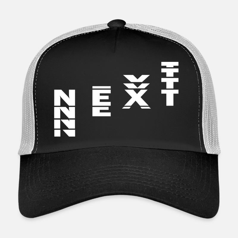 PROCHAIN - Casquette trucker - noir/gris pierre