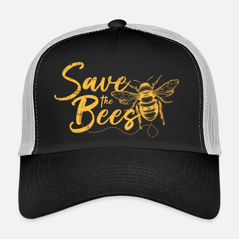 Conception artistique des abeilles Save the Bees Casquette trucker 