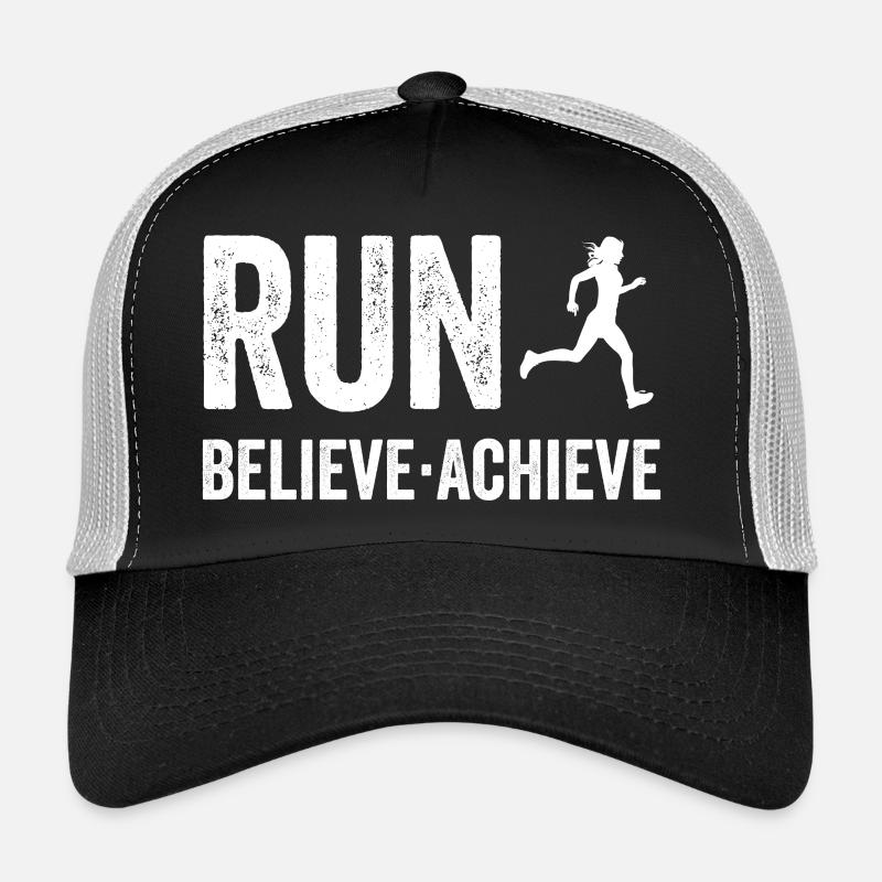Marathon - Run. Believe. Achieve. Trucker Cap