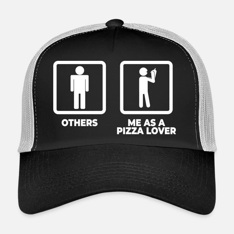 Pizza Liebhaber Strichmännchen Trucker Cap