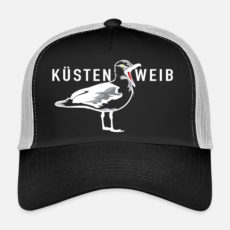 Küstenweib - Trucker Cap - Schwarz/Steingrau