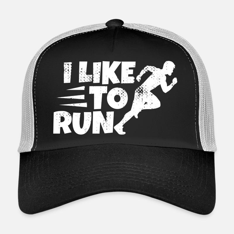 Drôle de coureur qui dit Casquette trucker 