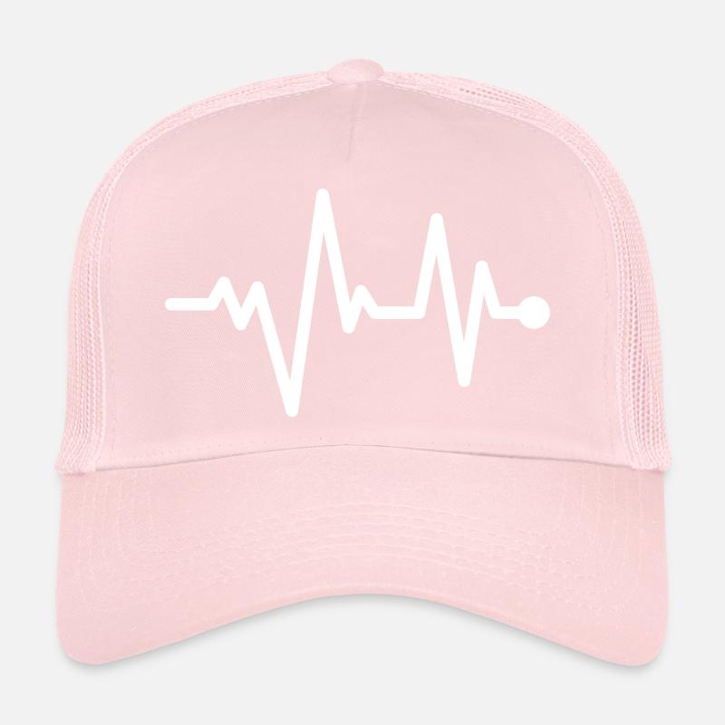 Conception de Heartbeat Pulseline Casquette trucker 