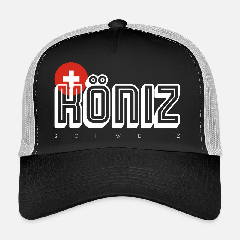 Typographie de l’emblème suisse gras Casquette trucker 