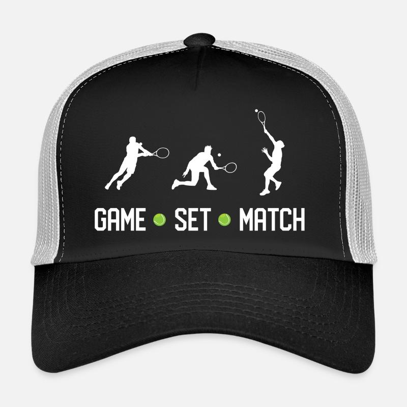 Tennis - Spiel Set Match Trucker Cap