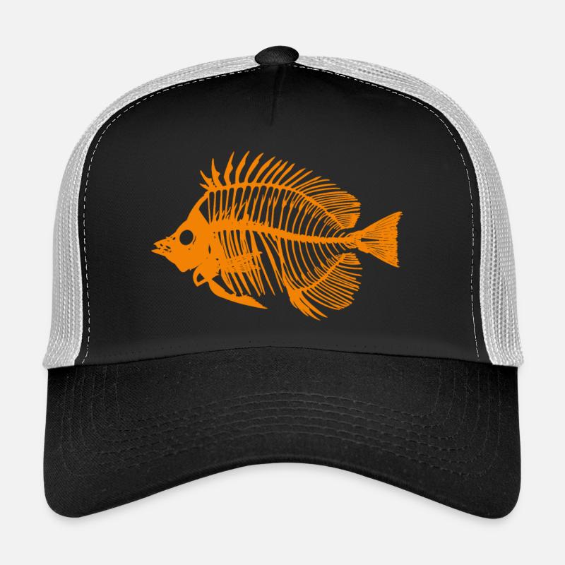 Fish Orange Trucker Cap