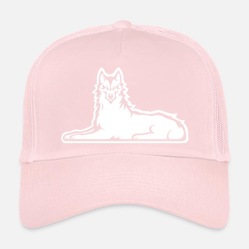 Chechen White Wolf Trucker Cap