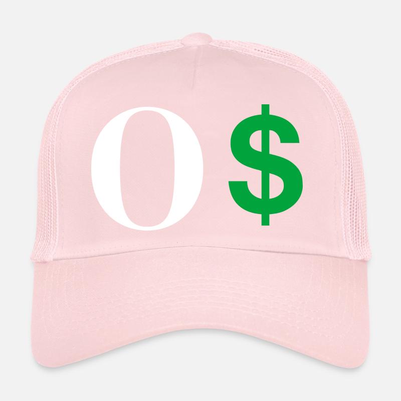 Lettre o dollar Casquette trucker 