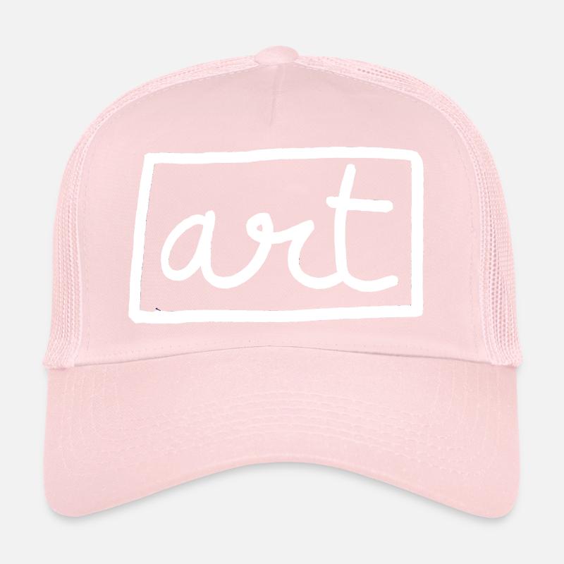 ART WHITE LOGO #2 Casquette trucker 