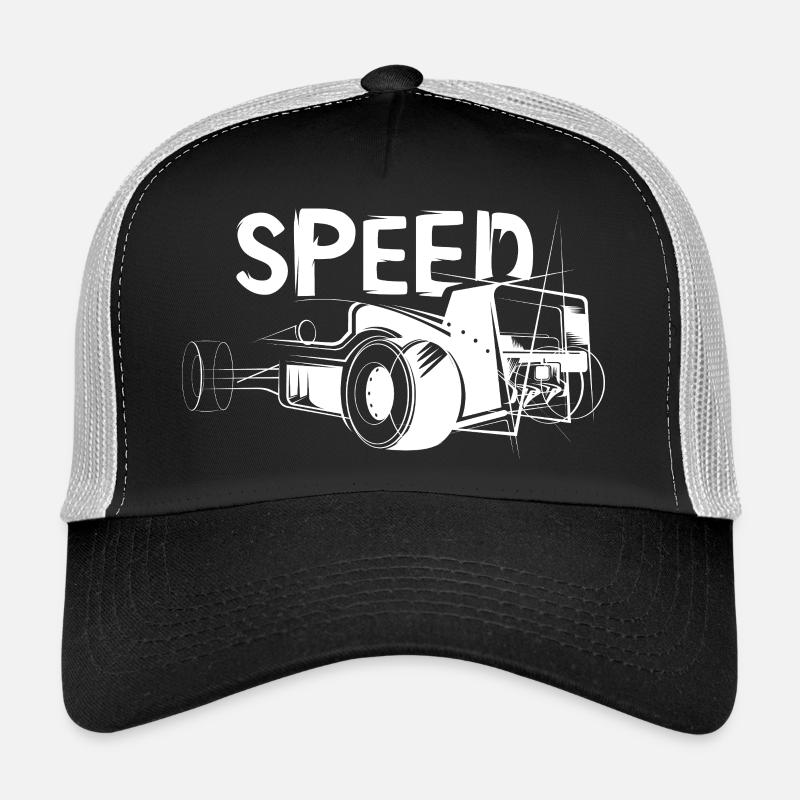 Speed Formula Auto - Racing Illustration Trucker Cap