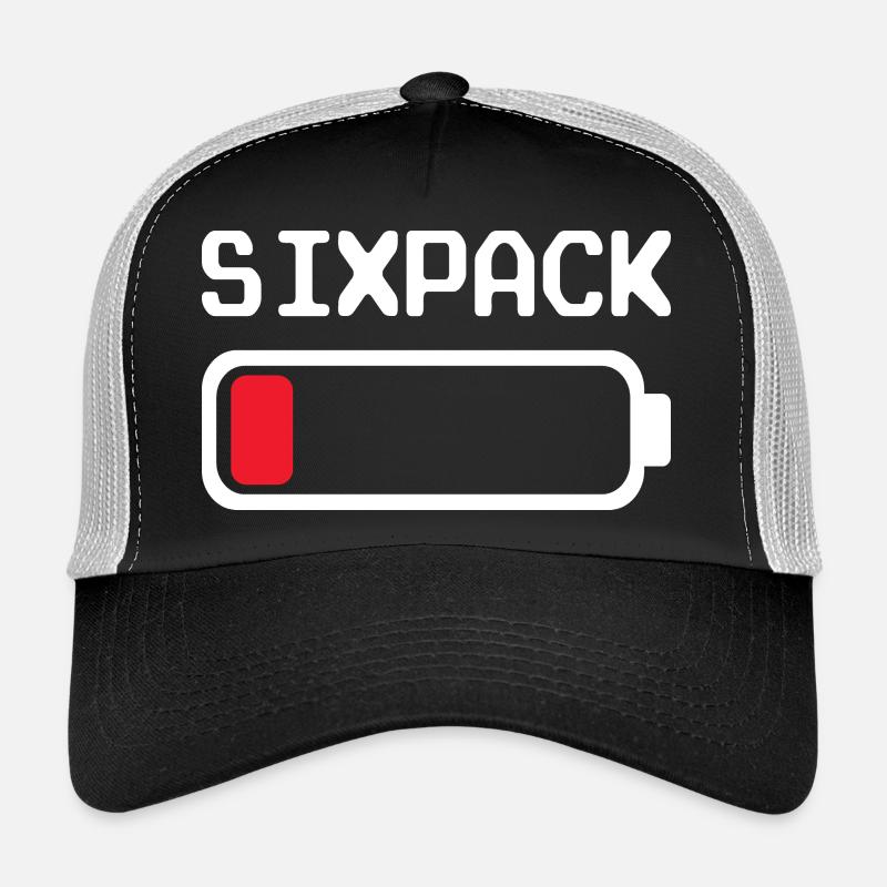 Six-pack – Fun outfit with a low battery Trucker Cap