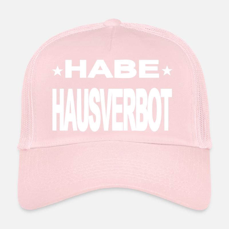 Interdiction à domicile Casquette trucker 