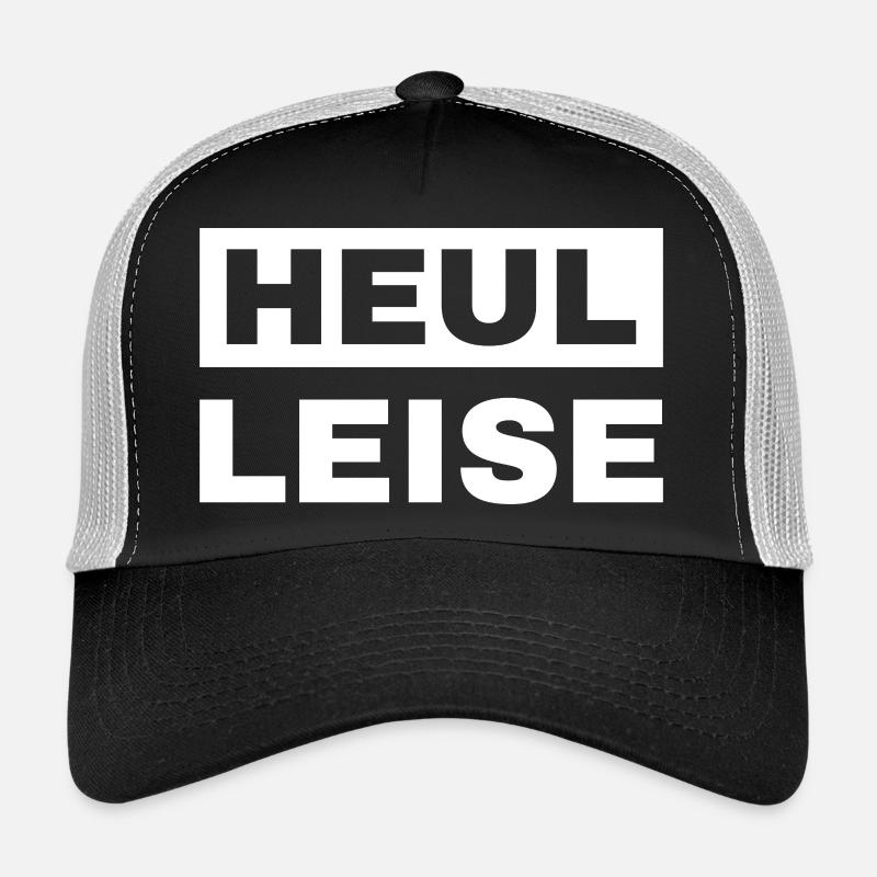 Heul Leise - Trucker Cap - Schwarz/Steingrau