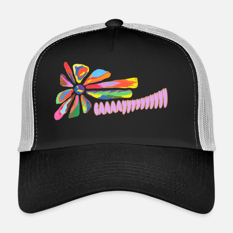 Sei schwul, sei laut - Trucker Cap - Schwarz/Steingrau