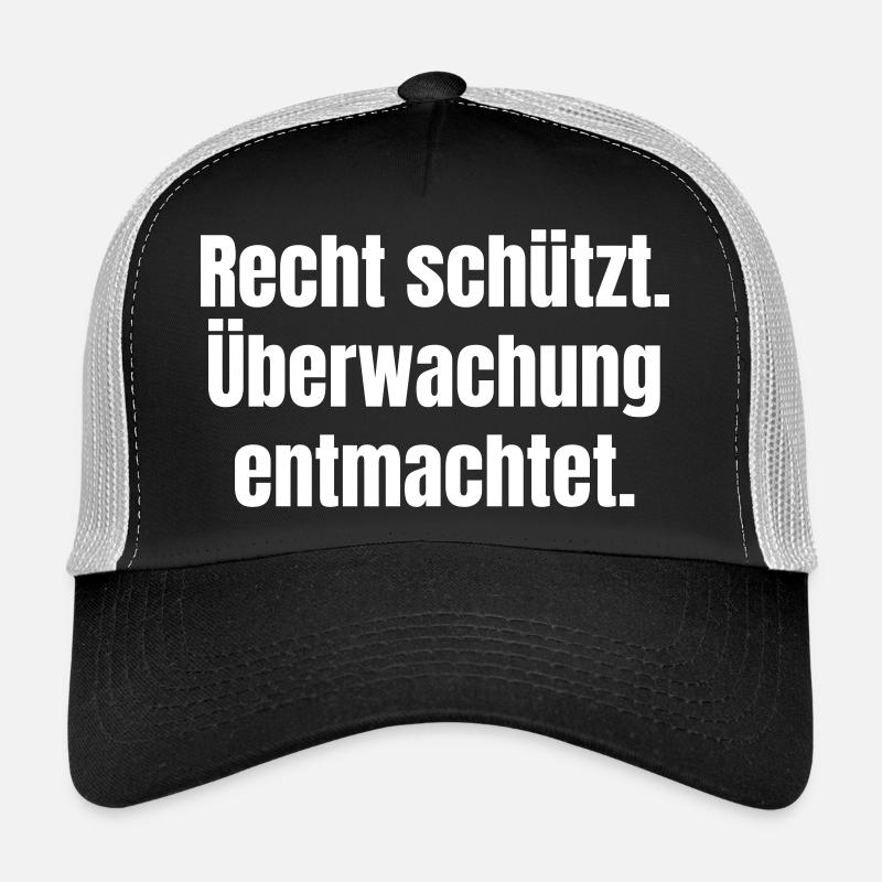 Protéger les droits, débarrasser la surveillance Casquette trucker 