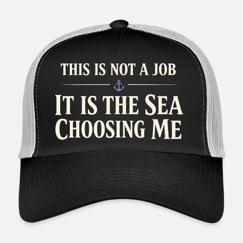 Seemannschaftsgeschenk Für Deckhand Ocean Work Trucker Cap