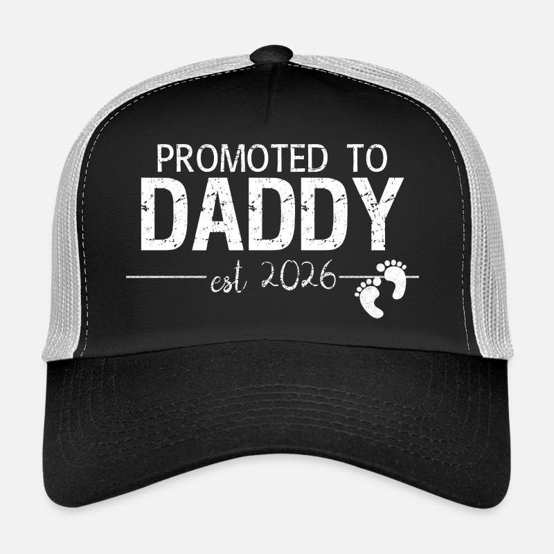 Befördert zum Daddy 2026 New Dad Gift Trucker Cap