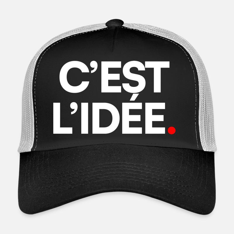 C’EST L’IDÉE | Expression humour minimaliste Casquette trucker 