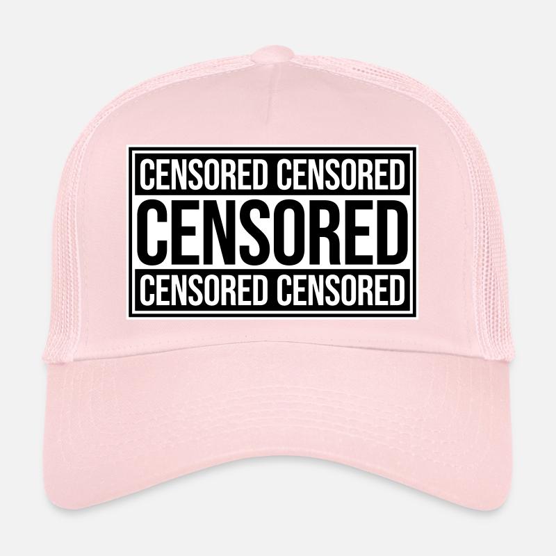 Déclaration drôle censurée Logo de la liberté Casquette trucker 