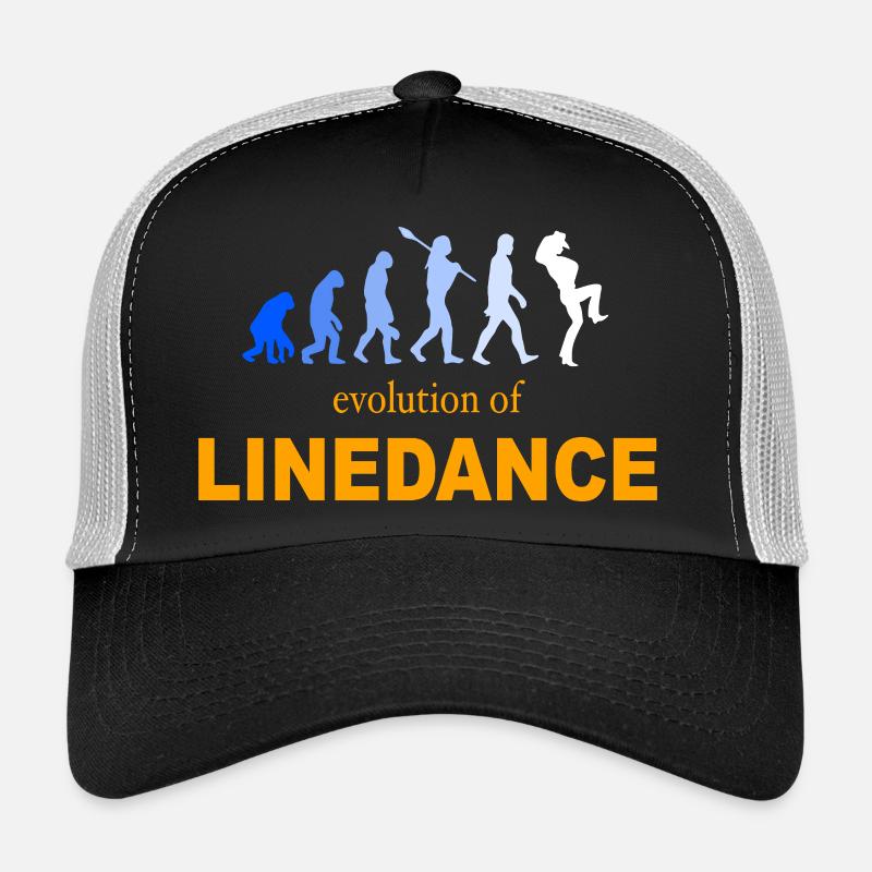 Evolution of Linedance - Trucker Cap - Schwarz/Steingrau