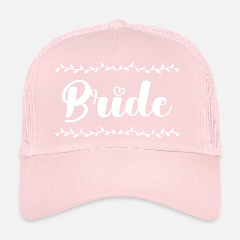 Style de mariage en écriture nuptiale Casquette trucker 
