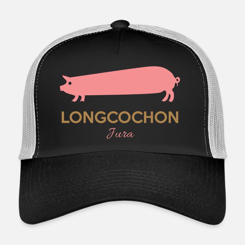 Franche Comté Longcochon Jura - Casquette trucker  - noir/gris pierre
