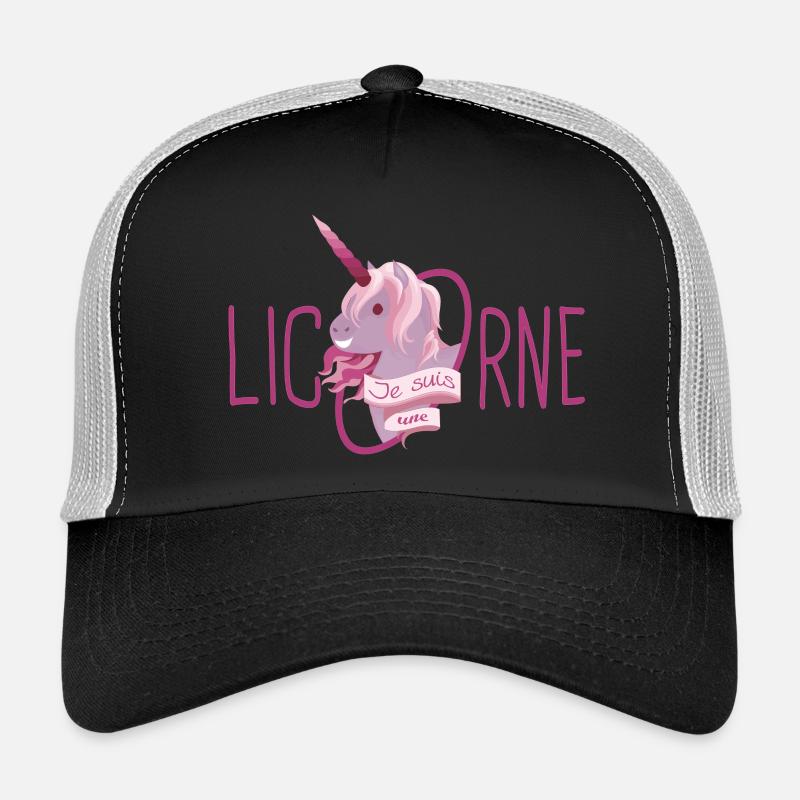 Je suis une licorne Casquette trucker 