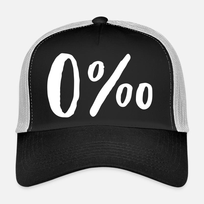 0 pour mille Cadeaux sans alcool Casquette trucker 