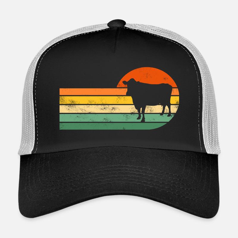 Kuh Kühe - Trucker Cap - Schwarz/Steingrau