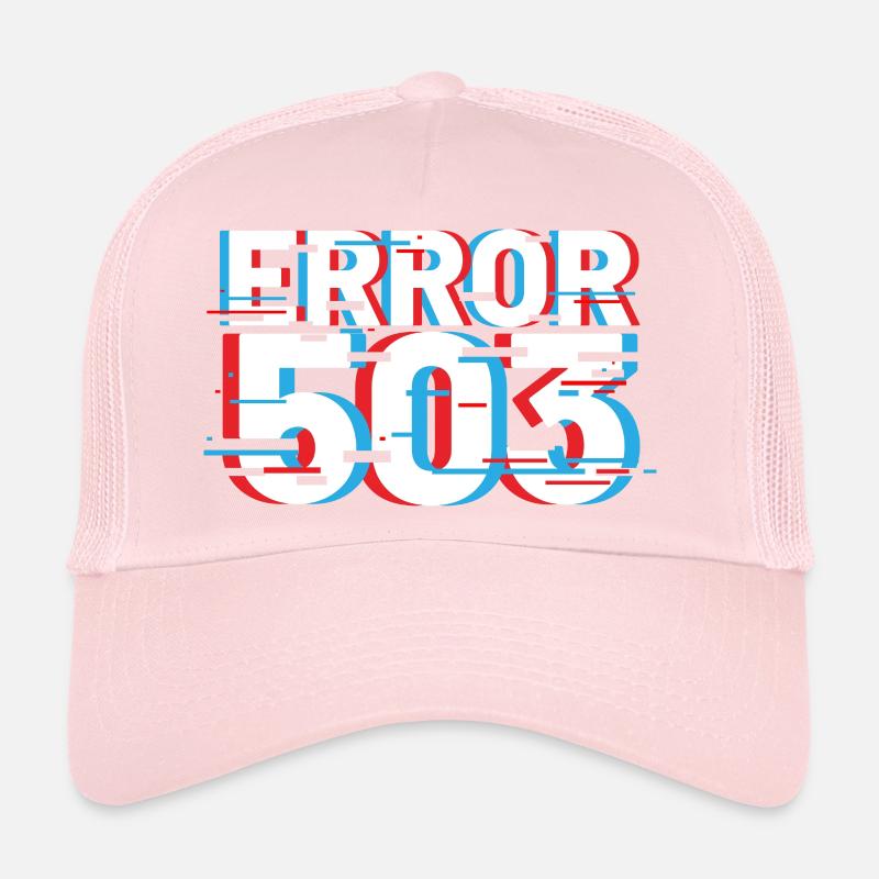 Erreur 503 Glitch Casquette trucker 