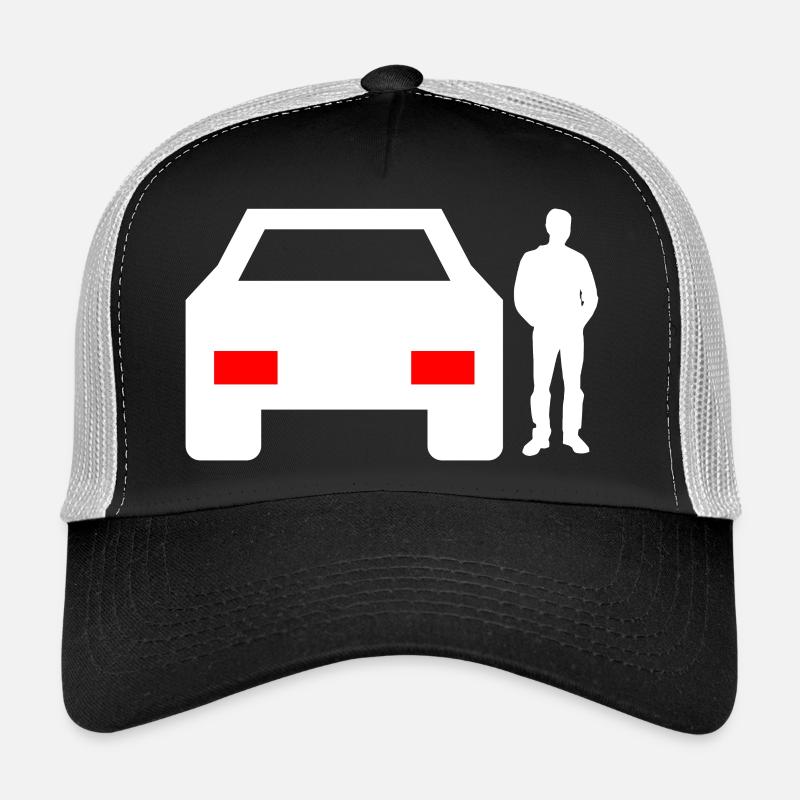 Auto - Trucker Cap - Schwarz/Steingrau