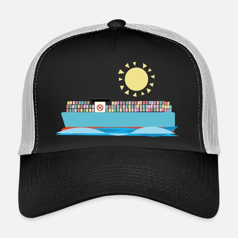 Container Ship - Trucker Cap - black/stone grey