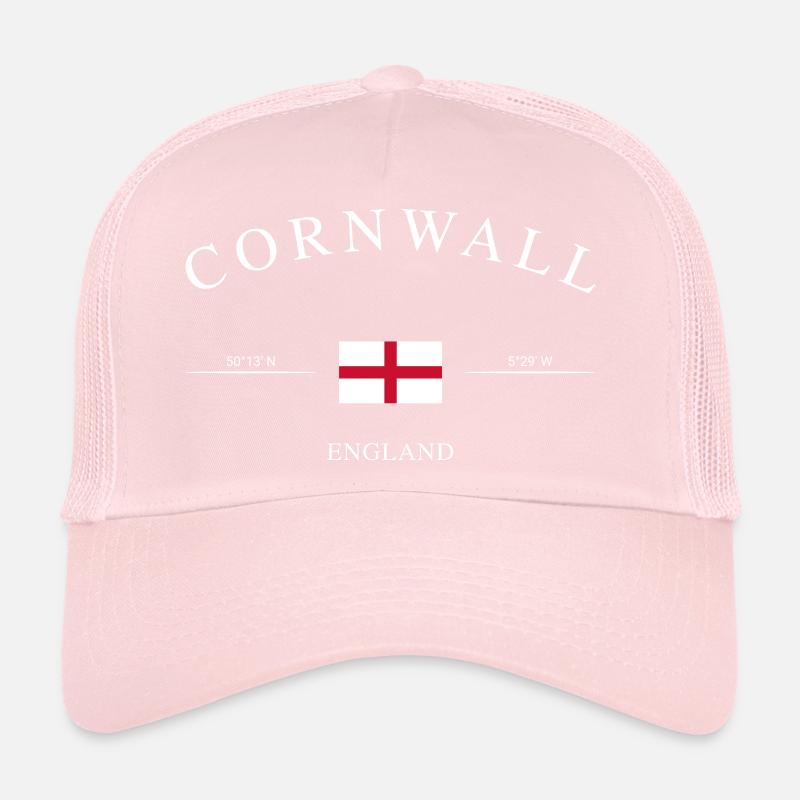 Cornwall England – Holiday Souvenir &amp; Gift Trucker Cap