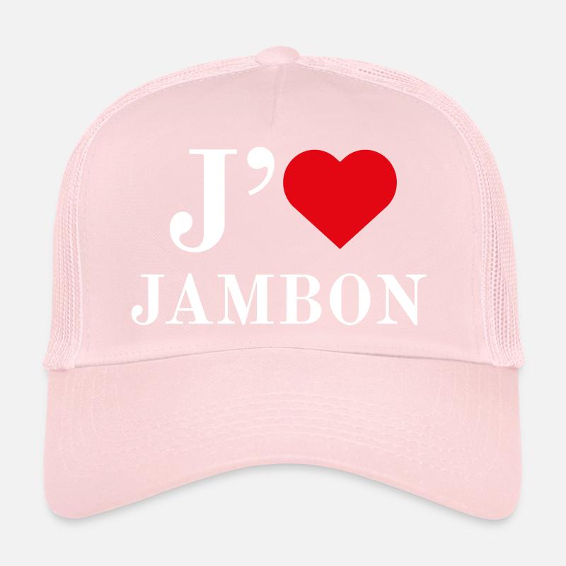 Ham Love Typography Trucker Cap