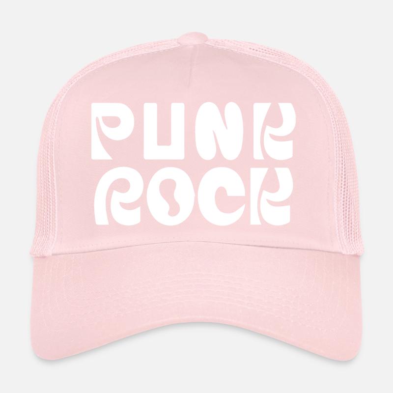 Punk Rock Mutig Retro Typ Trucker Cap