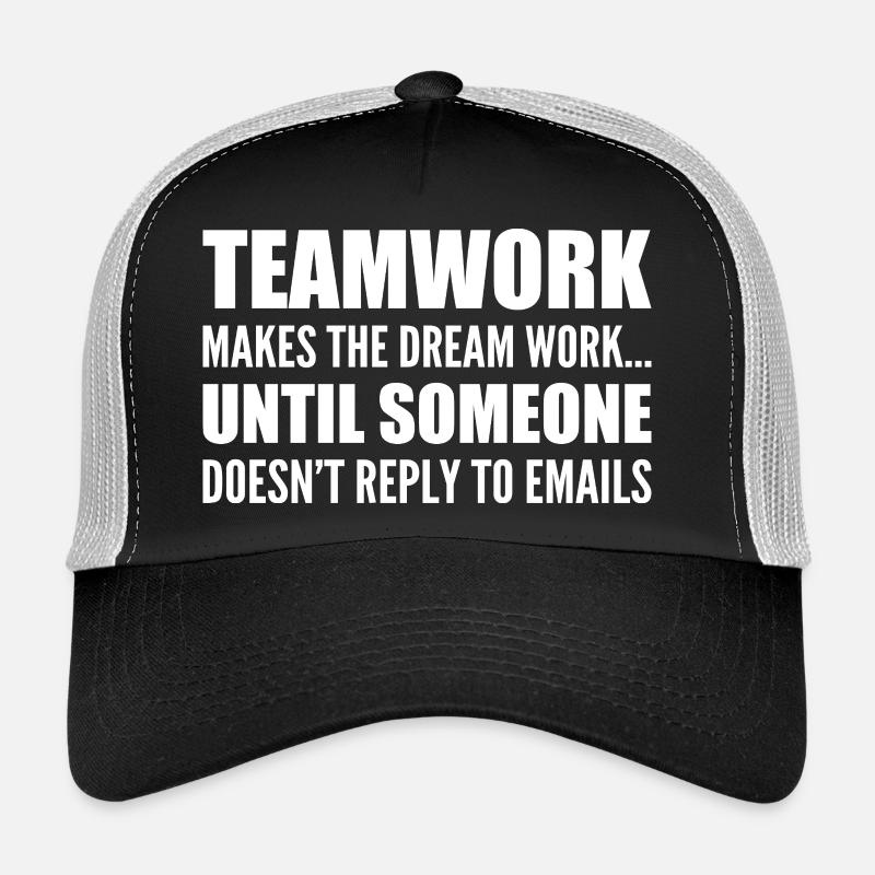 Gemeinschaftsarbeit... ohne E-Mail-Antwort Trucker Cap