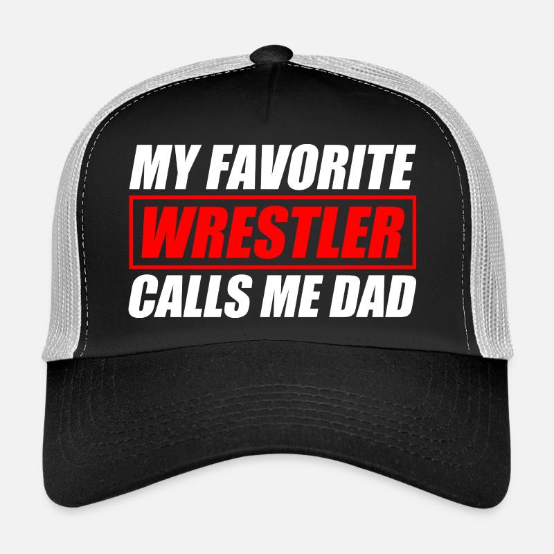 Mon catcheur préféré : Papa drôle de catch Casquette trucker 
