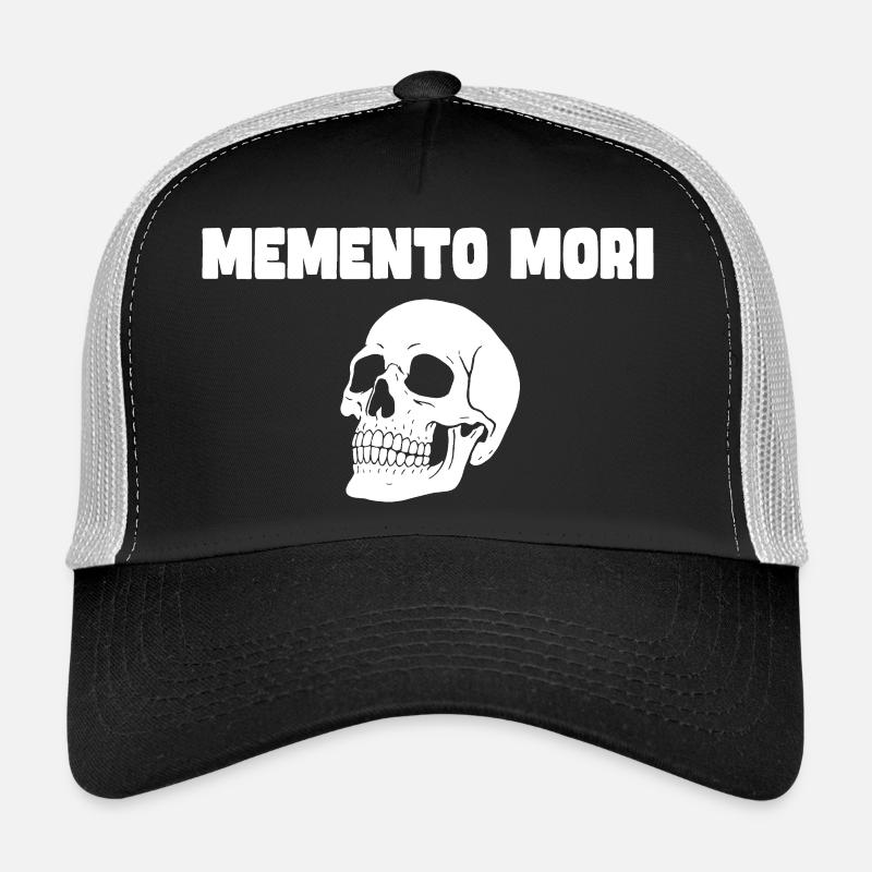 Crâne de Memento Mori Casquette trucker 