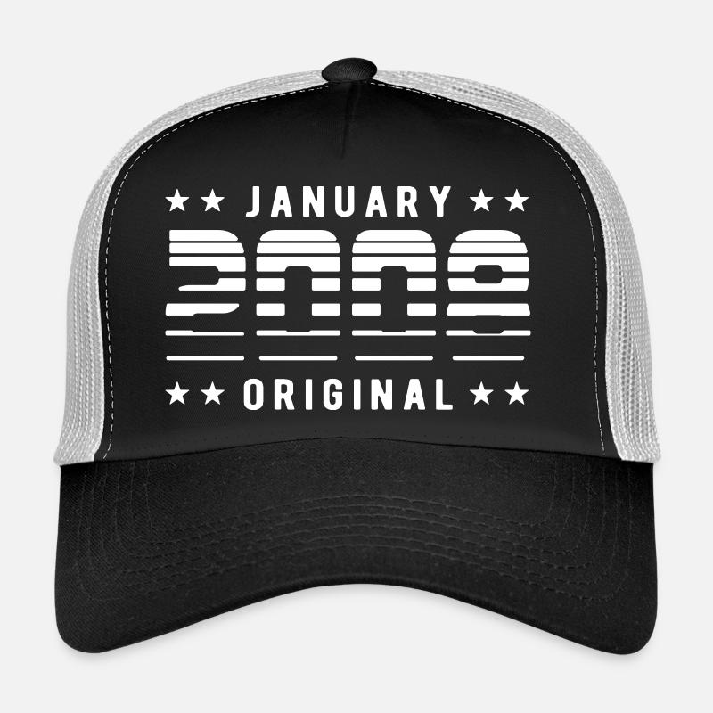 Janvier 2008 Retrodesign original | Anniversaire Casquette trucker 