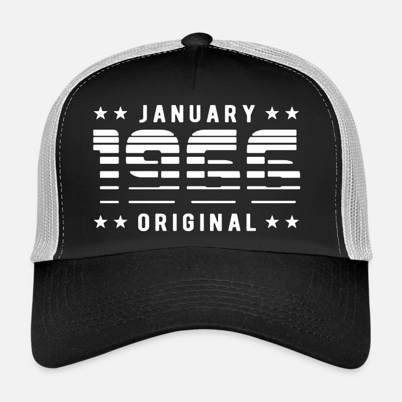 Janvier 1966 Rétrodesign original | Anniversaire Casquette trucker 