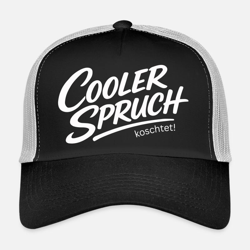 Diction cool : koschtet – ironie dialectale design Casquette trucker 