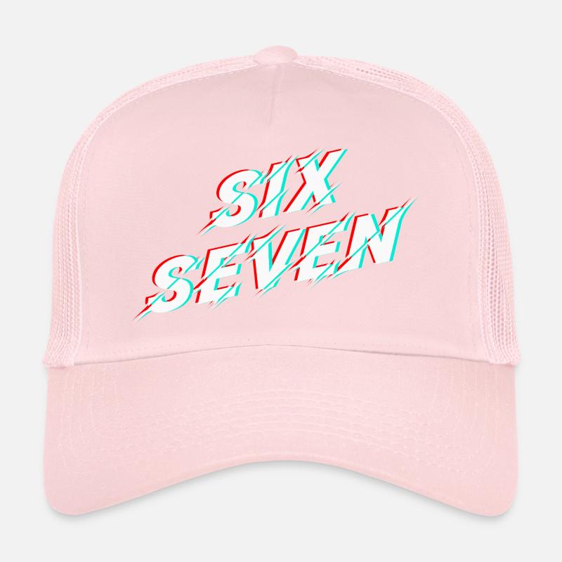 Typographie des bugs de Six Seven 67 Memes Casquette trucker 