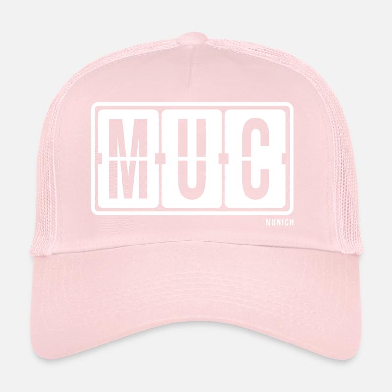 Munich MUC, Sweat à capuche City Pull Munic Casquette trucker 